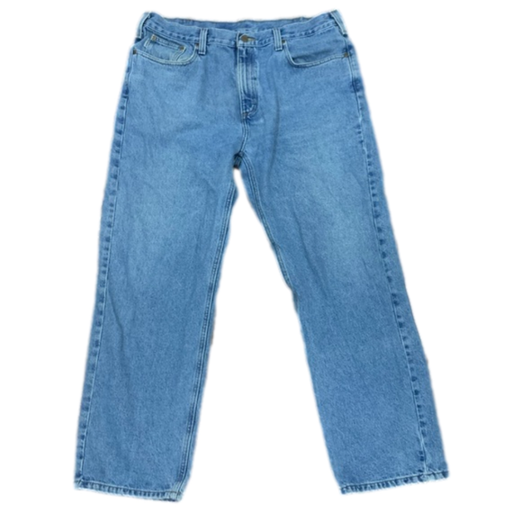 Carhartt Other - Men's Carhartt Denim Blue Jeans 100% Cotton Zip Fly Size 40x32